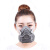MA 电焊防尘面具工业粉尘防护口罩 PM2.5口罩成人男煤矿打磨水泥工厂装修可清洗口罩 口罩+10片N95过滤棉