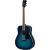 雅马哈（YAMAHA）FG820SB单板民谣吉它升级版jita桃花芯背侧板41英寸日落蓝