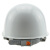 海华安全帽H-K高强度ABS施工电力工程帽工地工人印字头盔A6 白色 一指键式调节