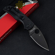 SPYDERCO美国进口spyderco蜘蛛C41户外高硬度粉末钢轻量便携EDC随身折叠刀 C41PBBK5