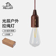 伯希和（Pelliot）户外拉绳露营灯帐篷灯野营充电式营地应急照明天幕氛围灯 USB-奶泡款