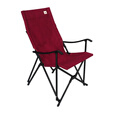AREFFA Areffa户外折叠椅露营椅子野营便携式家用靠背野餐午休野外轻便 红色孔雀椅   72P-RD