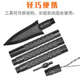 简约妮卡（jianyuenika）全能鹰摩旅救援组合工具套装多功能露营防身铁锹车载野外生存工具 标配+锤斧套装
