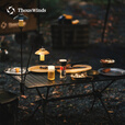THOUS WINDS 千风户外照明灯架三脚桌面灯架灯具营地灯三脚支架露营灯挂勾架 灯架杆三根装