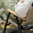 FIREPLUS新款户外折叠椅克米特椅户外椅子露营椅子沙滩椅休闲椅 【升级加厚】折叠椅子 中号1张