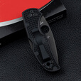 SPYDERCO美国进口spyderco蜘蛛C41户外高硬度粉末钢轻量便携EDC随身折叠刀 C41PBBK5