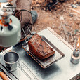 CAMPINGMOON柯曼煎盘套装多功能户外煎牛排煮面露营不锈钢煎盘 【DO-2117】煎煮套装