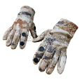 3501 迷彩手套 冬季防寒保暖执勤训练登山骑行战术防风防护加绒手套 星荒色 中号