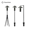 THOUS WINDS 千风户外照明灯架三脚桌面灯架灯具营地灯三脚支架露营灯挂勾架 灯架杆三根装