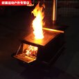 柏潮柴火炉家用农村加厚室内烧柴小取暖炉冬烤火炉真火冬季西藏式 加厚烧木柴-配不锈钢烟囱