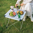 黑鹿（BLACKDEER）四方铝合金折叠桌 户外露营超轻迷你折叠桌便携 野餐自驾春游桌子 【热卖】四方铝合金折叠桌 小号