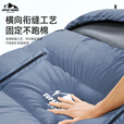 超级流浪者户外露营电加热睡袋成人秋冬加厚保暖防寒午休车载被子可拼接USBS 升级加宽可伸手2.5kg[灰蓝色]