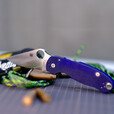 SPYDERCO美国蜘蛛 C223 Para 3 G10柄户外野营粉末钢小刀 C223PBBK