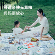 kommot牧彻超声波加厚野餐垫防潮垫户外餐垫露营地垫春游防水便携野餐布 【特厚款】浅名族风2*2m
