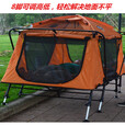 加强双人可调离地帐篷床钓鱼冬钓保暖四季速开车顶防风防暴雨双层 1.2M8脚可调型