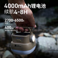 牧高笛（MOBIGARDEN）露营灯户外露营太阳能充电营地灯应急装备家用 NX24673007 橄榄绿