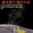 草木犀睡袋成人水洗棉秋冬厚款被子室内加厚防寒宿舍办公室午休防踢被 爱意大童款（80*190cm） 秋冬厚款