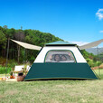 凯路德（KAIROAD）帐篷户外4-6人加大野外露营全自动速开免搭建防晒防雨过夜野餐 5-8人款+三人气床套餐