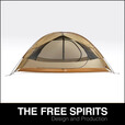自由之魂（The Free Spirits）黑标繁星Stars2双人抗风防雨三季露营轻量化徒步登山帐篷 帐篷：沙漠黄 繁星2(附地布)