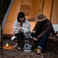 NatureHike挪客取暖炉户外露营野营帐篷取暖器便携冰钓鱼取暖炉烹煮炉烧水炉 烟灰褐色