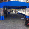 岁月路户外大排档雨棚活动伸缩式雨篷停车遮阳蓬移动推拉帐篷夜市推拉棚 绿色 定制其他尺寸颜色咨询客服