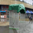 岁月路户外大排档雨棚活动伸缩式雨篷停车遮阳蓬移动推拉帐篷夜市推拉棚 绿色 定制其他尺寸颜色咨询客服