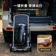 威焙（weber）Traveler燃气大烤盘烤炉户外露营庭院野炊便携烤肉折叠烧烤炉 新款上市神秘黑