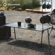 THOUS WINDS千风轻量化风格IGT桌户外桌椅黑化露营铝合金模块化组合折叠桌子 风格轻量IGT桌 黑色