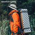 山之泉山之泉E60A/E55A蛋槽睡垫户外登山徒步帐篷垫镀铝箔加宽加厚垫 E60A灰色200x60x2.5cm(R值2.6)