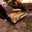 CAMPINGMOON柯曼户外柴火架T-285户外焚火木柴架子露营工具多功能铁艺置物架 【T-A】柴火桌面