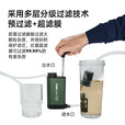 ETROL'野营净水器户外野外应急饮水净水设备便携车载手压式净水器装备 丛林绿