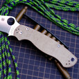 SPYDERCO 美国蜘蛛 C81para二代经典折刀户外露营刀 C81GPDGY2