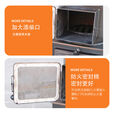 农村取暖炉加厚家用室内柴火煤炭柴煤两用火炉节能气化铸铁炉子 大号气化圆柱铸铁炉胆 炉子加两米烟筒一个弯头