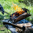 BLOCK OUTDOOR户外露营多功能焚火台野营篝火台简易便携柴火炉 5档可调 焚火台 附双肩收纳包