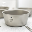 铠斯（KEITH）双层钛碗 可定制饭碗 防烫隔热户外居家餐具便携碗 纯钛碗 550ml双层钛碗Ti5322