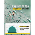 原始人帐篷户外便携式折叠全自动儿童帐加厚防雨露营装备野外野营 【大号款】墨绿+防潮垫