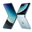 摩托罗拉moto razr40 Ultra【现货速发】双屏影像 骁龙8+ 5G折叠屏  冰晶蓝 12GB+512GB 【全新未拆封 顺丰包邮】