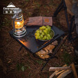 CAMPINGMOON柯曼户外柴火架T-285户外焚火木柴架子露营工具多功能铁艺置物架 【T-A】柴火桌面