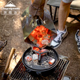 CAMPINGMOON柯曼户外柴火炉柴火灶起火师引火桶不锈钢柴火炉 【MT-17】三角起火师