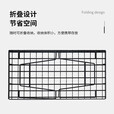 CAMPINGMOON柯曼折叠桌网桌科曼户外露营桌野餐桌多层置物架可拼接T-230 【黑桌（2桌2板1包1三角板）】