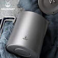 银蚁（SILVERANT）纯钛煮茶烧水壶泡茶拉花咖啡家用开水壶茶具户外露营便捷明火加热 900ML纯钛烧水壶【无滤网】