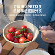 HISPEEDHispeed旗速彩色雪拉碗户外露营炊具餐具野营便捷式饭碗调料碗 三色套装【3只实惠装 】
