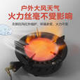 OLPAZ 户外炉具野外露营烧水自驾游大功率燃气猛火炉便携防风野餐 升级款 红外线灶 可用扁气