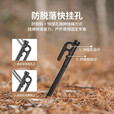 挪客Naturehike铸钢地钉户外露营帐篷天幕配件不锈钢地钉固定钉 四棱形20cm