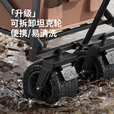 Aoran户外露营车小推车可折叠营地车摆摊小拖车野餐车带桌板 10cm加宽飞机轮