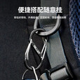 伯希和（Pelliot）登山扣八字扣S型挂扣户外背包挂钩钥匙安全扣16206803黑中号2个装
