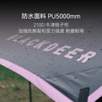 BLACKDEER黑鹿云荫黑胶涂银天幕防雨防晒户外露营便携六角天幕遮阳棚 云荫 黑胶涂银天幕