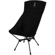 DOD 日本户外露营十字脚高靠背超轻折叠椅C1-592-BK便携钓鱼凳月亮椅 黑色C1-592-BK