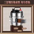 岛奇户外高压锅便携煮饭304不锈钢小型迷你压力锅露营自驾高海拔 户外不锈钢高压锅+玻璃盖子+袋子