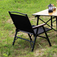Guide Series 可拆卸克米特折叠椅户外便携铝合金露营椅沙滩靠背椅庭院折叠椅 步林G903款黑色 武举椅